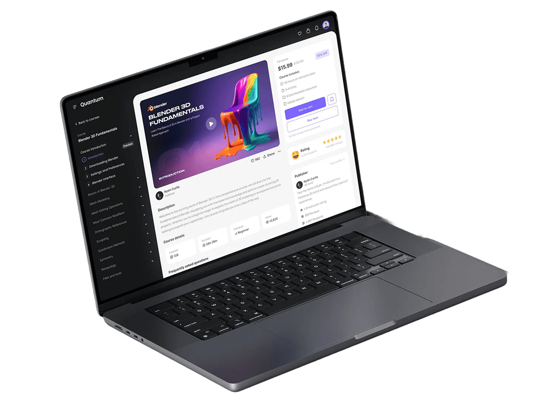 Laptop with dashboard
